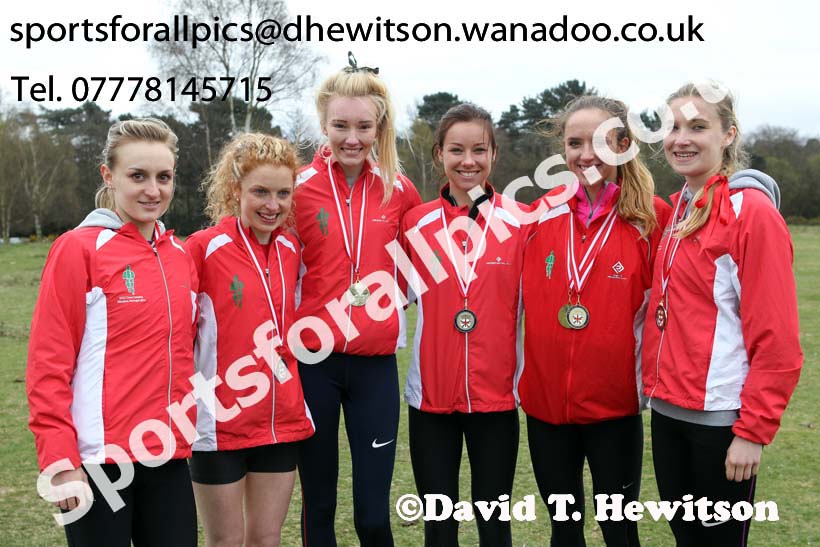 Aldershot Farnham and District winners of the National 6 Stage Relay, National 12 and 6 Stage Relays, Sutton Park, Birmingham. Photo: David T. Hewitson/Sports for All Pics